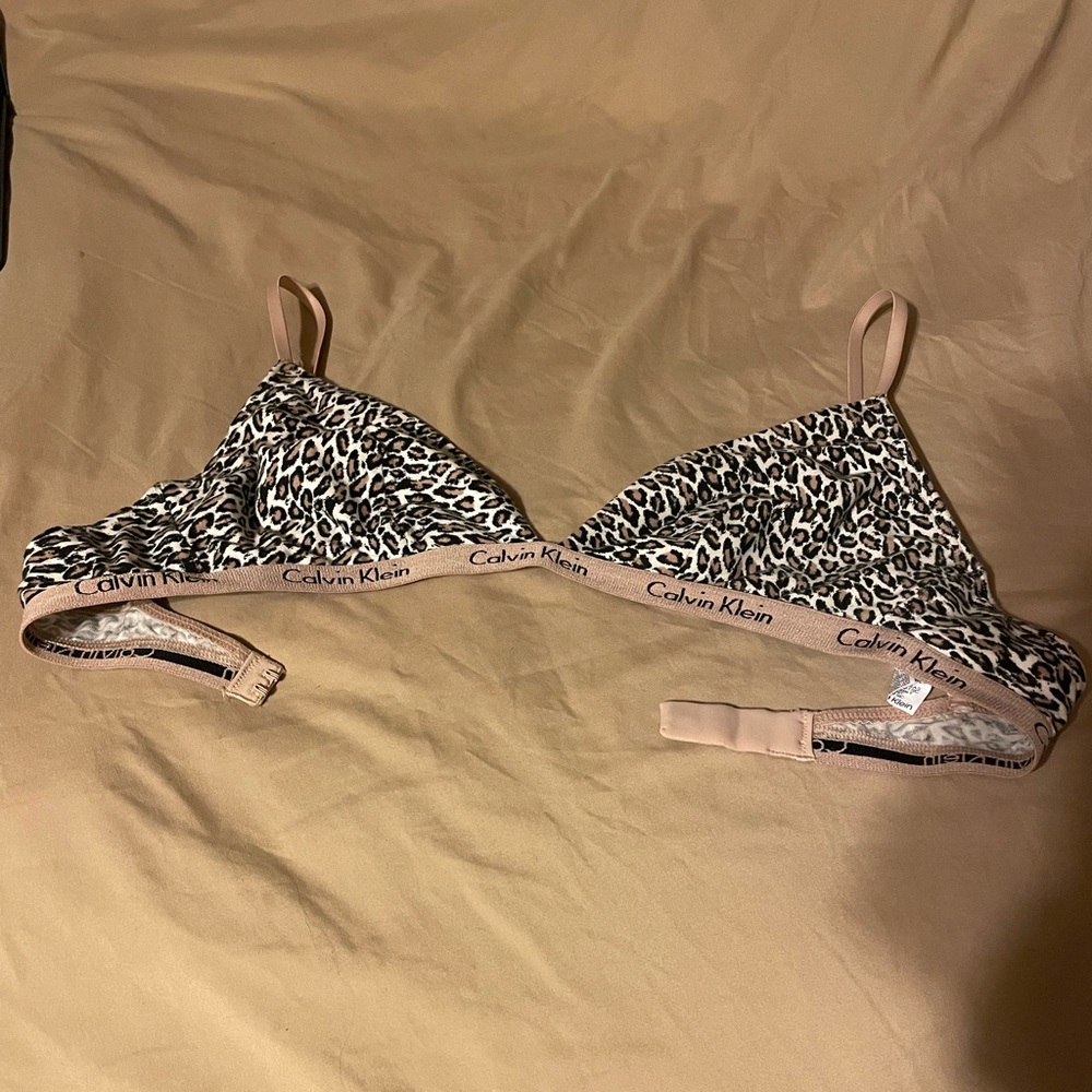 Calvin Klein Cheetah print bralette